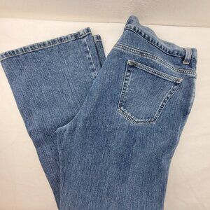 Jones Sport Jeans Women's 16 Blue Bootcut Stretch High Waist Pockets